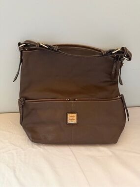 Dooney & Bourke Chocolate Brown Leather Shoulder Bag
